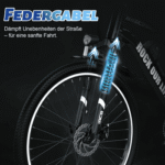 RCB E-Bike RK15, APP, 26 Zoll Pedelec, 10,4 Ah Lithium-Akku, Reichweite 30-50 km, 7 Gang, Kettenschaltung, 250W Heckmotor, 374,4 Wh – Bild 4