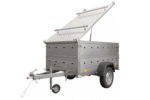 Anhänger mit Deckel Garden Trailer 200 KIPP 200×106 cm 750 kg-Neu – Bild 3