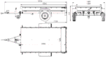 Anhänger mit faltbarer Deichsel Garden Trailer 230 KIPP mit zusätzlichen Bordwänden, Stützrad und blauer Flachplane-Neu – [LTG_SITE_NAME] – Bild 2