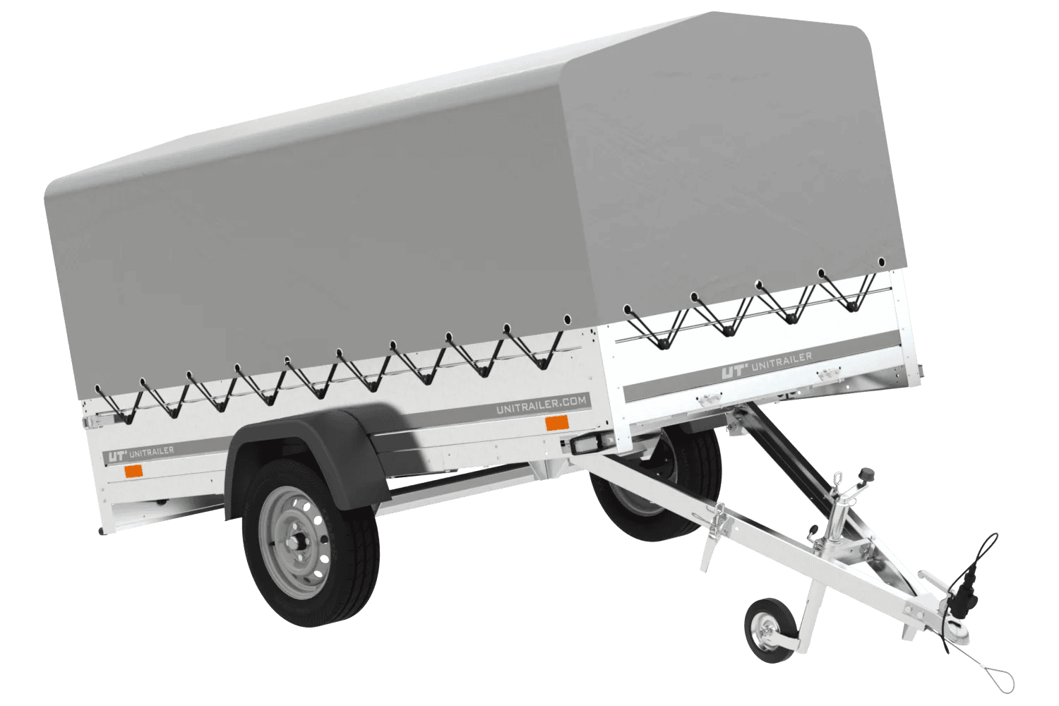 img_69cac212f1ef6.png Einachsiger Anhänger Unitrailer Garden Trailer 264 KIPP-Neu – Bild 1