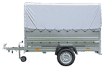 Führerschein B Anhänger Garden Trailer 230 KIPP mit Stützrad, zusätzlichen Bordwänden, Hochplane und Hochspriegel H800-Neu – Bild 4