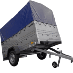 Führerschein B Anhänger Garden Trailer 230 KIPP mit Stützrad, zusätzlichen Bordwänden, Hochplane und Hochspriegel H800-Neu