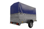 Führerschein B Anhänger Garden Trailer 230 KIPP mit Stützrad, zusätzlichen Bordwänden, Hochplane und Hochspriegel H800-Neu – Bild 3