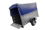 Führerschein B Anhänger Garden Trailer 230 KIPP mit Stützrad, zusätzlichen Bordwänden, Hochplane und Hochspriegel H800-Neu – Bild 4