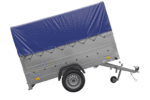 Führerschein B Anhänger Garden Trailer 230 KIPP mit Stützrad, zusätzlichen Bordwänden, Hochplane und Hochspriegel H800-Neu – Bild 5
