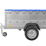Kippbarer Pkw Anhänger Garden Trailer 200 KIPP mit zusätzlichen Bordwänden, Stützrad und Flachplane-Neu