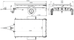 PKW Anhänger 230×125 Garden Trailer 230 KIPP Unitrailer 750 kg mit Stützrad, 110 cm hoher Plane und Hochspriegel-Neu – [LTG_SITE_NAME] – Bild 2