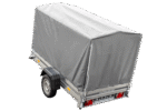 PKW Anhänger 230×125 Garden Trailer 230 KIPP Unitrailer 750 kg mit Stützrad, 110 cm hoher Plane und Hochspriegel-Neu – [LTG_SITE_NAME] – Bild 5